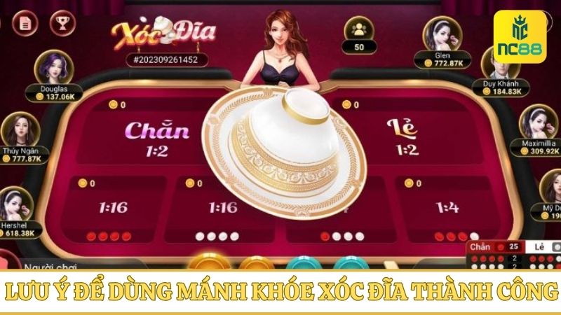  lưu ý dùng Mánh khóe xóc đĩa online