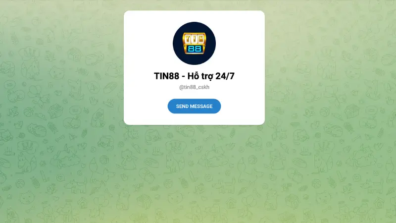 Kết nối TIN88 qua Telegram với độ bảo mật vượt trội